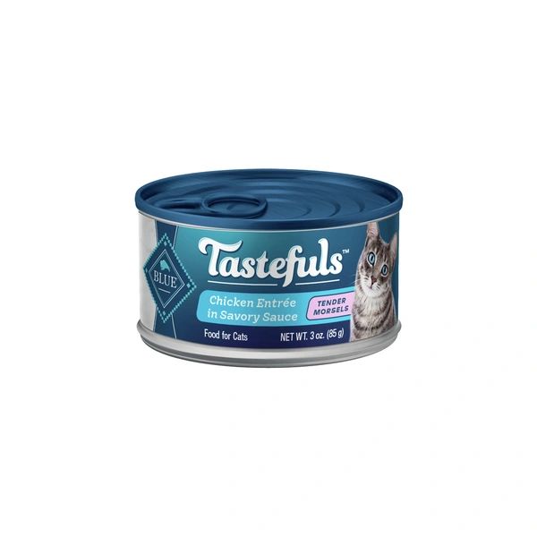 Blue Buffalo Tastefuls Natural Tender Morsels Wet Cat Food, Chicken Entrée