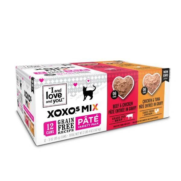 I and love and you Food for Cats, Holistic, Pate, Variety Pack