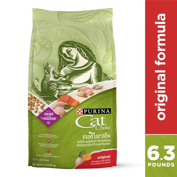 Purina Cat Chow Naturals With Added Vitamins, Minerals and Nutrients Dry Cat Food, Naturals Original