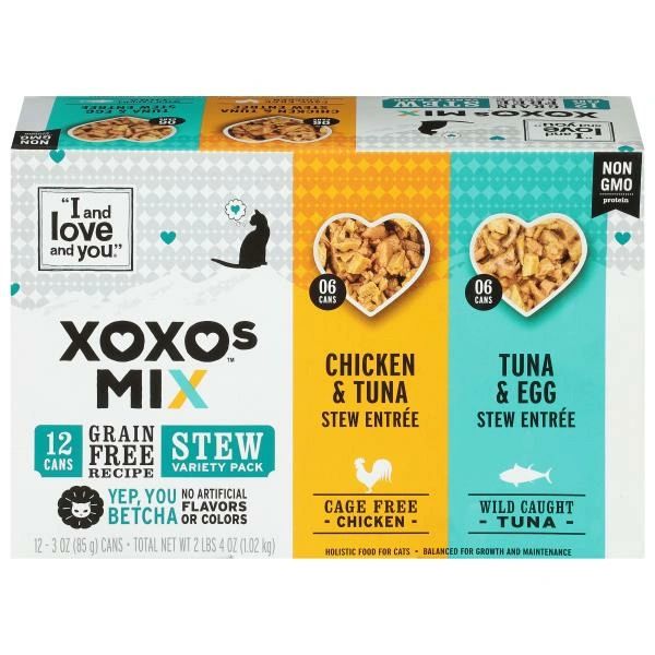 I and love and you Food for Cats, Holistic, Stew Variety Pack
