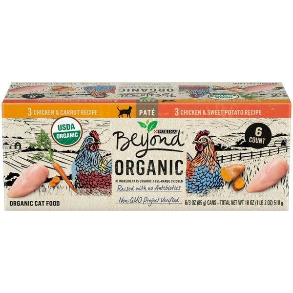 Purina Beyond Organic Pate Wet Cat Food , Organic Chicken Adult Recipes