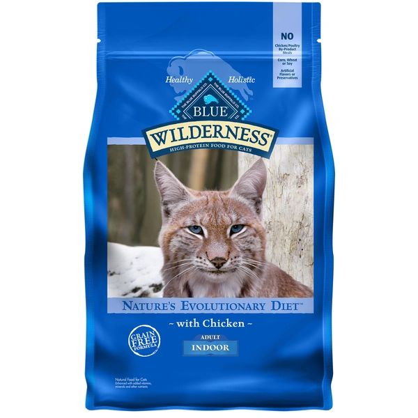 Blue Buffalo Wilderness High Protein, Natural Adult Indoor Dry Cat Food, Chicken