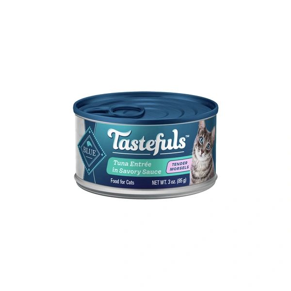 Blue Buffalo Tastefuls Natural Tender Morsels Wet Cat Food, Tuna Entrée