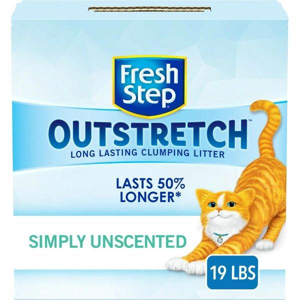 Fresh Step Concentrated Clumping Litter, Unscented, Activated Carbon