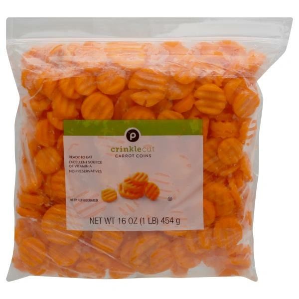 Publix Carrot Coins, Crinkle Cut