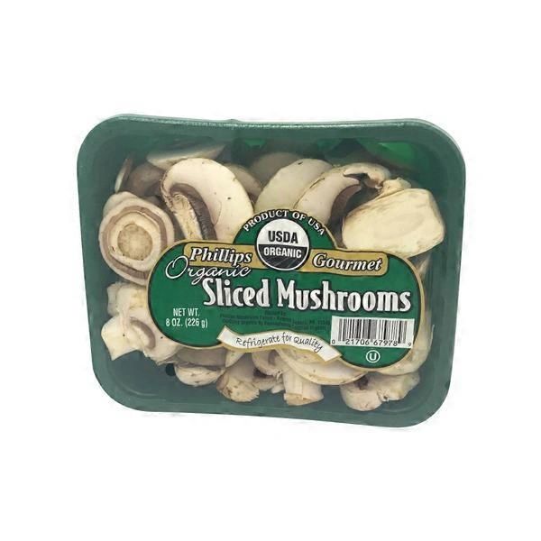Phillips Gourmet Organic Sliced Mushrooms