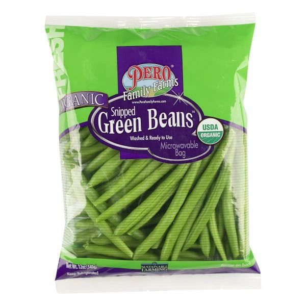 Pero Family Farms Green Beans, Organic, Snipped