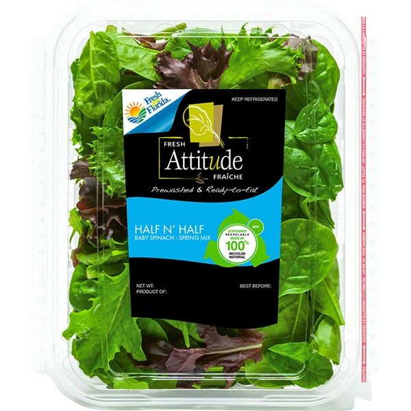 ATTITUDE Baby Spinach – Spring Mix, Half N’ Half