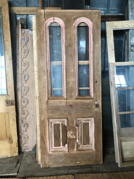 Vintage Antique Cottage Victorian Entry Door