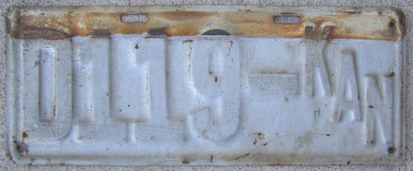 sample license plate hawaii Kansas Kansas 119 #D dealer license plate  License 1913