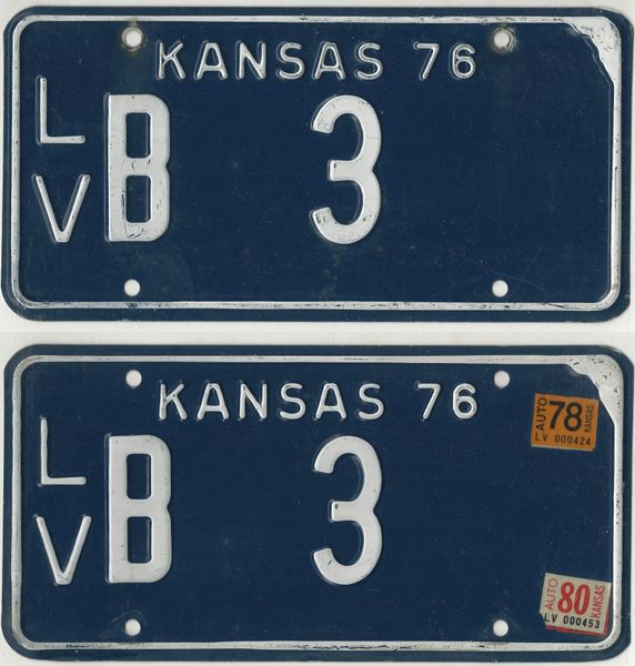 LV License Plate