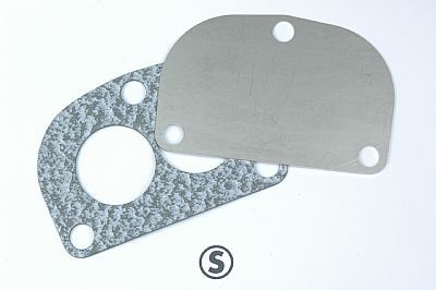 Carb blank-off plate