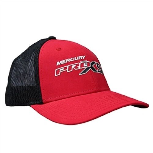 RED/BLACK  WITH MOTOR GUIDE NEW Mercury PRO TEAM EFFORT HAT 