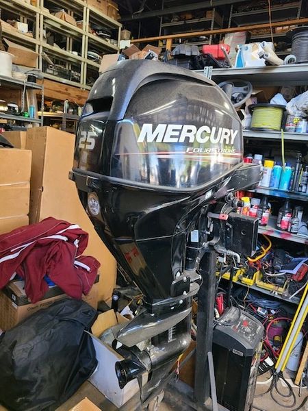 Used 2017 25 hp Mercury