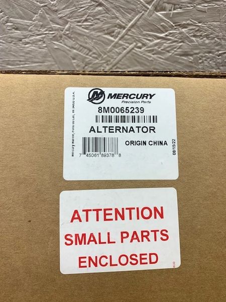 NEW by Mercury Alternator 8M0065239