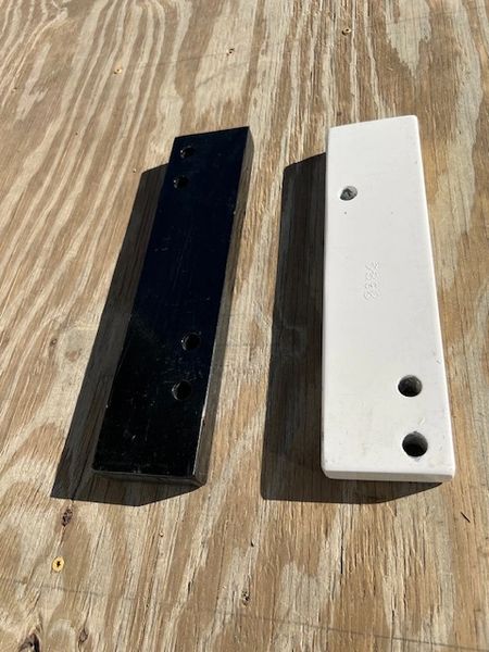 New Scratch and Dent Aluminum 1" Outboard Engine Spacer Plates