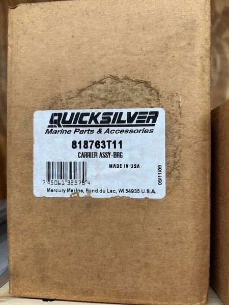 New Quicksilver bearing carrier assembly 818763T11