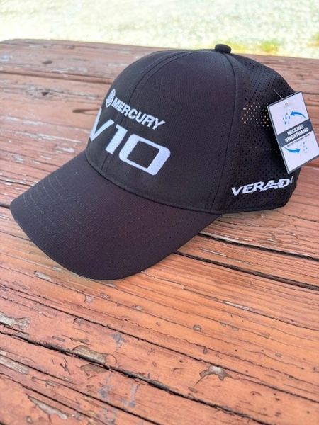 New Mercury V10 hat in black