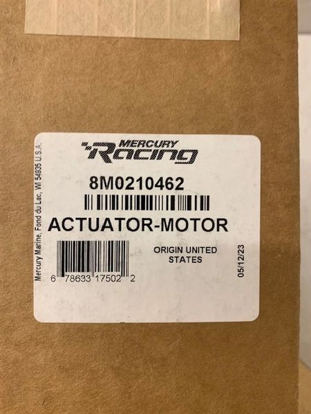 New Mercury Racing Actuator Motor 8M0210462