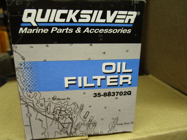 New Quicksilveroil filter GM V-6 35-883702Q