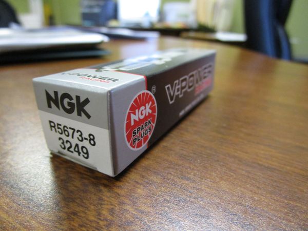 NGK spark plug R5673-8 stock 3249 V-Power Racing