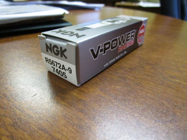 NGK spark plug R5672A-9 stock 7405 V-Power Racing