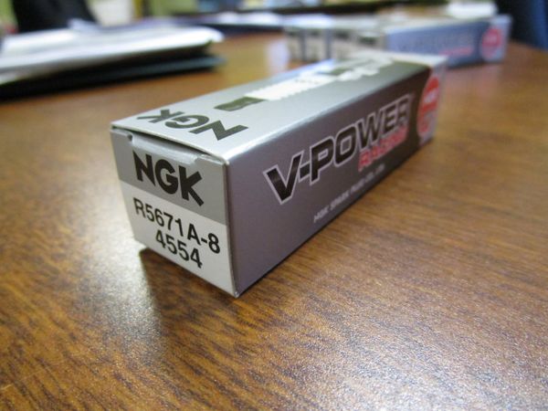 NGK spark plug R5671A8 stock 4554 V-Power Racing