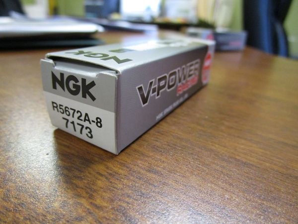 NGK spark plug R5672A8 stock 7173 V-Power Racing