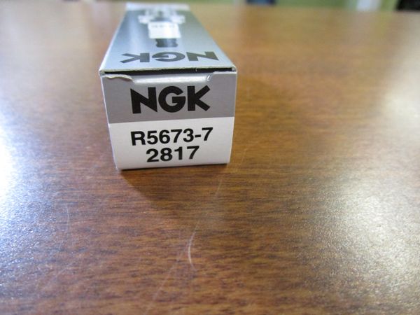 NGK spark plug R5673-7 stock #2817