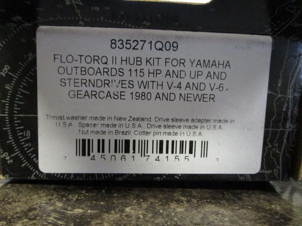 Flo Torq II Hub kit for Yamaha 835271Q09 NLA