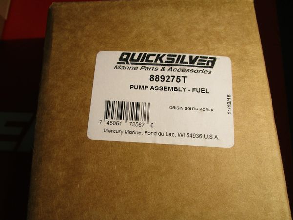 NEW Quicksilver Fuel Pump Assembly 889275T