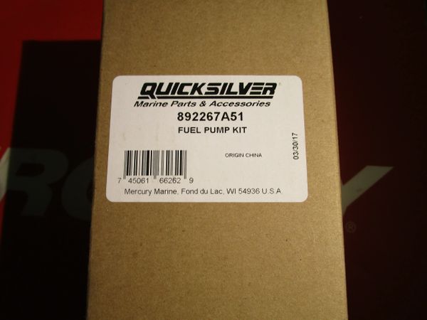 NEW Quicksilver fuel pump kit 892267A51