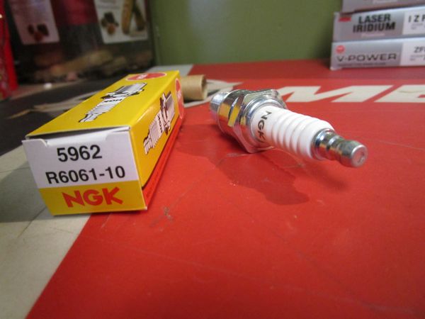 R6061-10 NGK spark plug stock # 5962