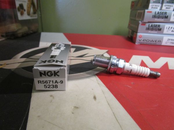 R5671A-9 NGK spark plug stock # 5238