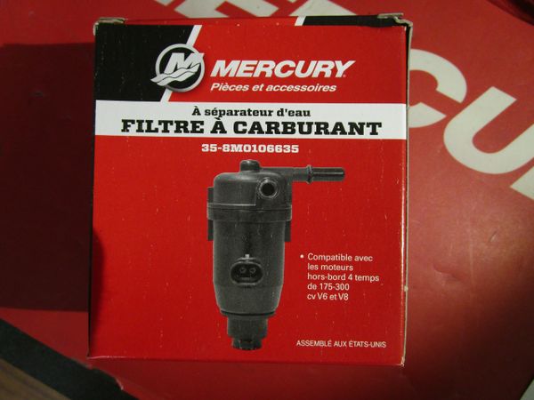 Mercury water separating fuel filter 35-8M0106635