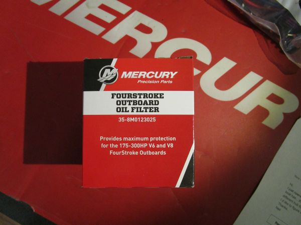 Mercury FourStroke outboard oil filter 35-8M0123025