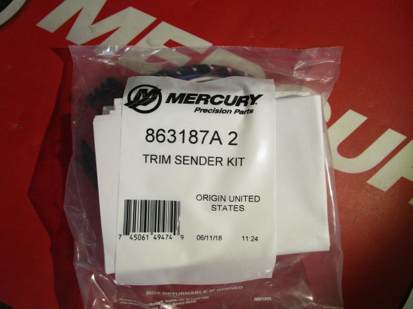 Mercury Trim Sender Kit 863187A2