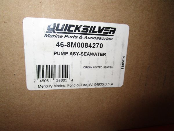 46-8M0084270 seawater pump assy new by Mercury