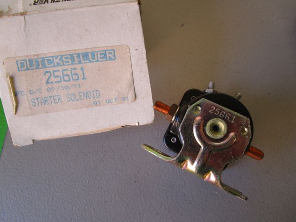 25661 solenoid new by Mercury open box