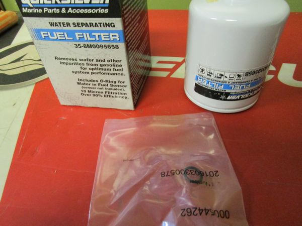 35-8M0095658 water separating fuel filter by Mercury new/free ground shipping