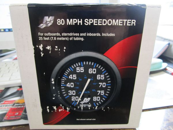 New Mercury 80 MPH Speedometer 79-895285A04