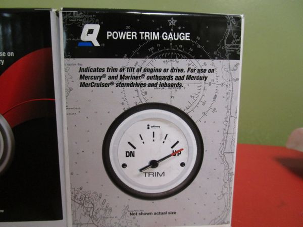 New Quicksilver power trim gauge 79-895292Q21