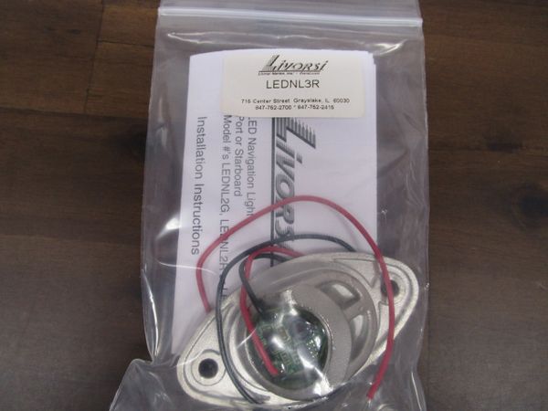 Livorsi Marine LEDNL3R red navigation light