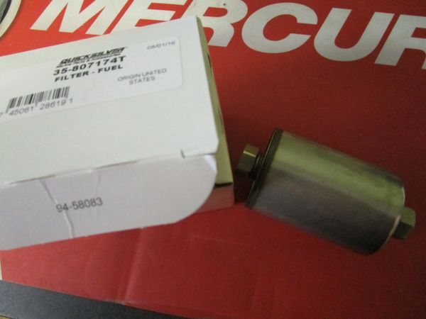 35-807174T fuel filter by Mercury NEW