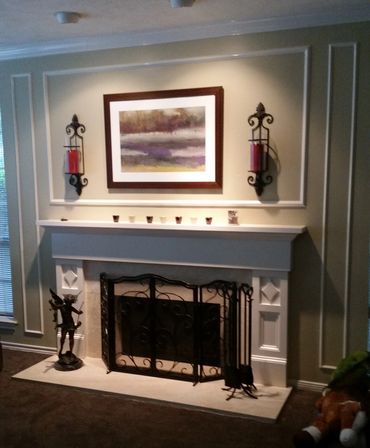 Slimline mantel