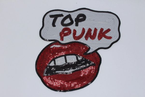 Sequin Patch: Top Punk