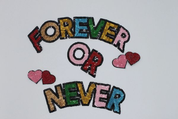 Sequin Patch Set: Forever or Never