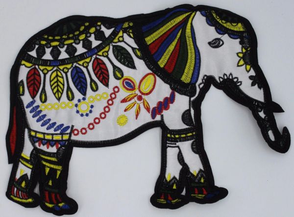 Circus Elephant: Embroidery Patch