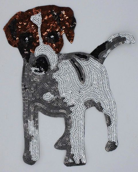 Sequin Patch: Beagle Dog