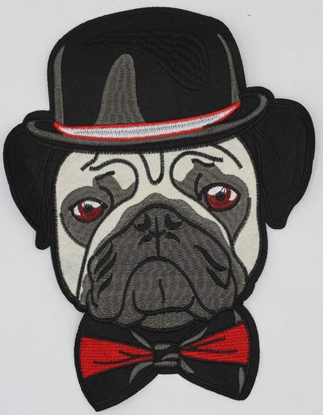 Top Hat Dog: Embroidery Patch